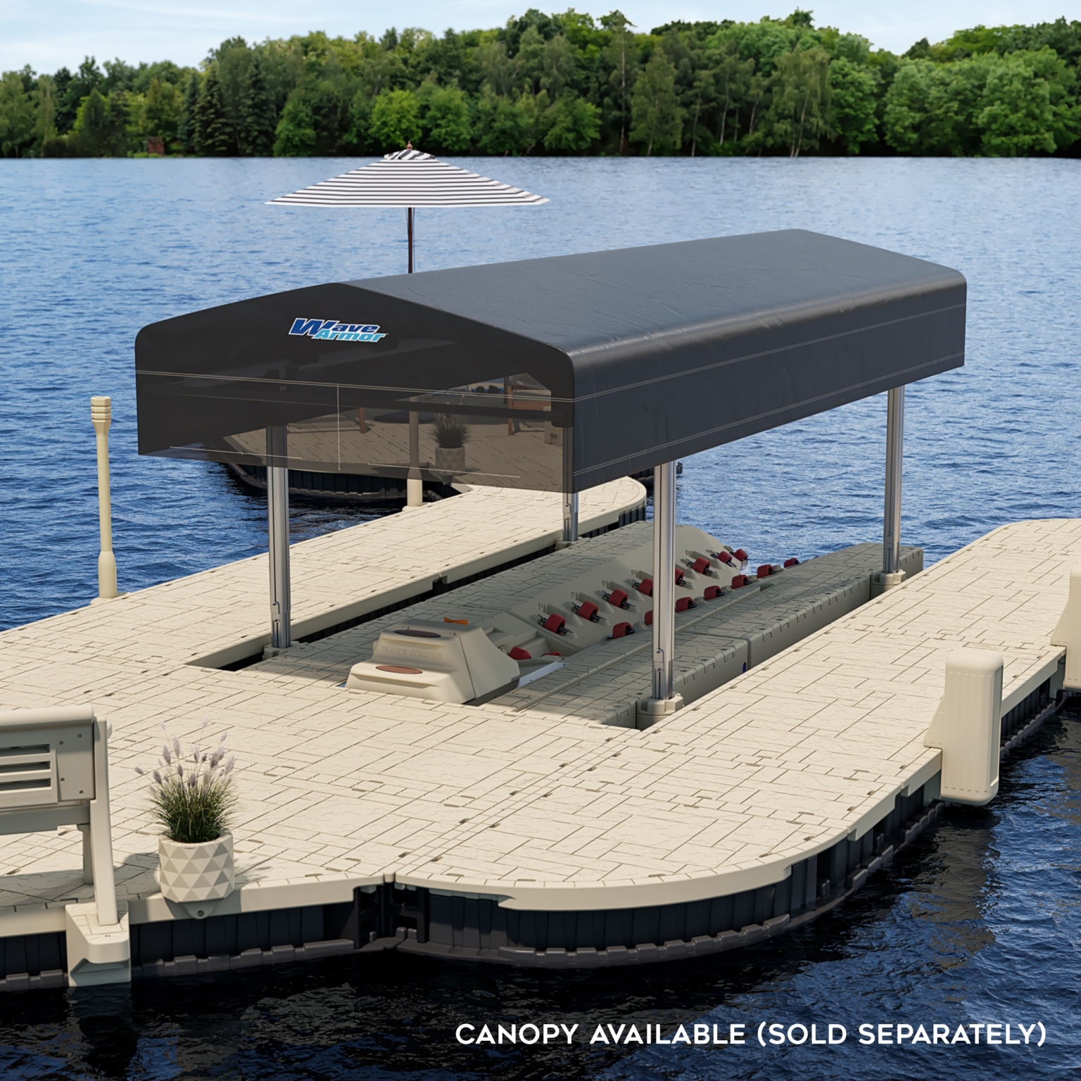 Wave Armor Pro 8 Boat Port | Installation Available | AquaLife Dock Shop